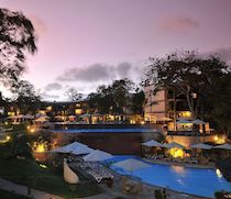 Set in indigenous forests, Baobab Beach Resort & Spa is surrounded by grounds humming with over 100 species of birds, 4 species of monkeys and other forest dwelling wildlife. The resort won the TUI Environmental Champion Award in 2006 and 2007.

The Baobab main building has 87 sea facing rooms.