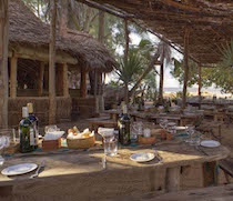 Che Shale is a boutique hotel situated on 5km of deserted beach, fringed by coral reef and surrounded by thousands of palm trees and lush indigenous vegetation. Che Shale is renowned for being the pioneer of kite surfing in East Africa and has conditions that