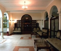 Near Mombasa Old Town, Lotus Hotel is located within easy reach of the historic Fort Jesus and its surrounding picturesque alleys. The bright orange hotel is a landmark on Cathedral Lane, just off Nkurumah Road. The hotel welcomes families, and can also arrange conferences and