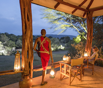 Located in a secluded valley in the north of Mara North Conservancy, Mara House overlooks the Ol Chorro waterhole. The house is a fully staffed private house from which guests can watch an array of wildlife and birdlife at close range.

There are 3 en-suite bedrooms.