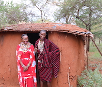 Near Amboseli National Park, Muteleu is an authentic Masai Village that welcomes visitors to stay in their traditional houses, taste their local food and experience their age-old culture.

There are 8 en-suite manyattas, with twin beds in each. The manyattas are formed of cow dung clay,