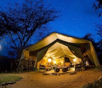 Mara Porini Camp is one of only two camps, both managed by Porini, located in the exclusive wildlife conservancy of Ol Kinyei. This beautiful wilderness area has savannah plains, riverine forest and fresh springs. The conservancy belongs to a Maasai community that recently allocated the