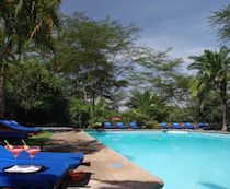Set on a plateau overlooking Lake Nakuru, Sarova Lion Hill Game Lodge has a striking view across the flamingo-filled lake. The lodge’s beautifully landscaped gardens, with natural foliage and wide variety of flowers, are surrounded by a 24hr electrical fence.

The 67 bedrooms are made