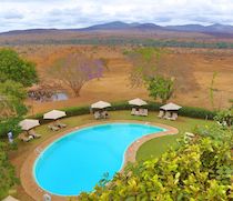 Based on the design of a German fortress, Taita Hills Game Lodge is located in an area rich in World War I history. With its 2 conference rooms and trained staff, this lodge is a good base for meetings, incentives and experiential learning.

The lodge has 62