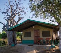 In a glade of boskia trees, Sentrim Tsavo is a traditional tented safari camp. The camp offers a selection of activities, both inside and outside Tsavo East National Park.

There are 19 en-suite tents, made up of 4 twins, 8 doubles, 6 family tents and 1 suite. All tents are