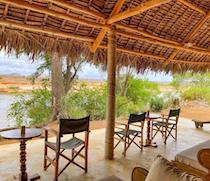 Amazing Kenya’s Shoroa Camp is a traditional safari camp on the banks of the Galana River, overlooking the Galana Conservancy. On the edge of Tsavo East National Park, this conservancy is a 60,000-acre haven for wildlife and birdlife.

There are four en-suite tents that