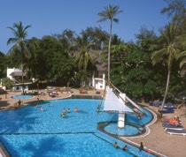 Turtle Bay Beach Club is set in 10 acres of manicured gardens on the edge of Watamu Marine National Park. Entitled the responsible resort, Turtle Bay has received a prestigious gold award from Ecotourism Kenya. The 89 super club rooms have a double and single bed; some